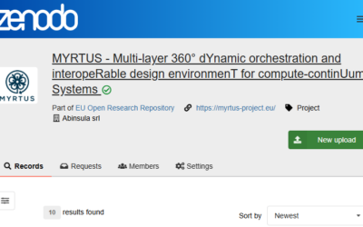 All MYRTUS Public Deliverables Now Available on Zenodo